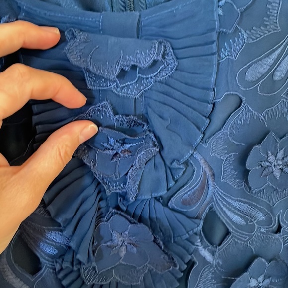 BCBG Floral Appliqué Mini Dress - Picture 6 of 6